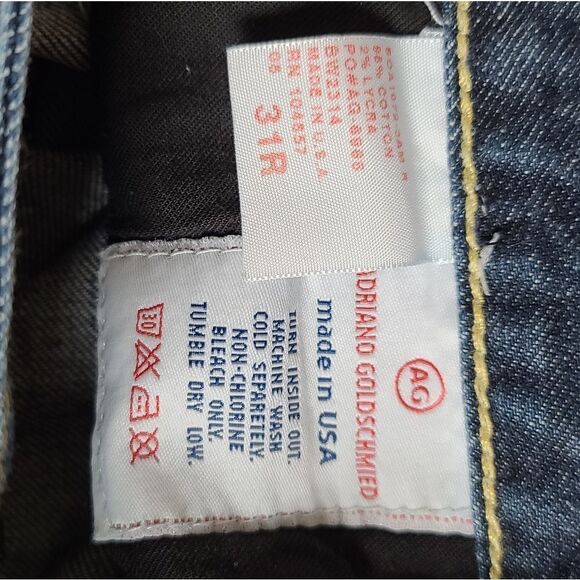 AG Adriano Goldschmeid The Club Bootcut Flare Lowrise Jeans 31 - Picture 7 of 7